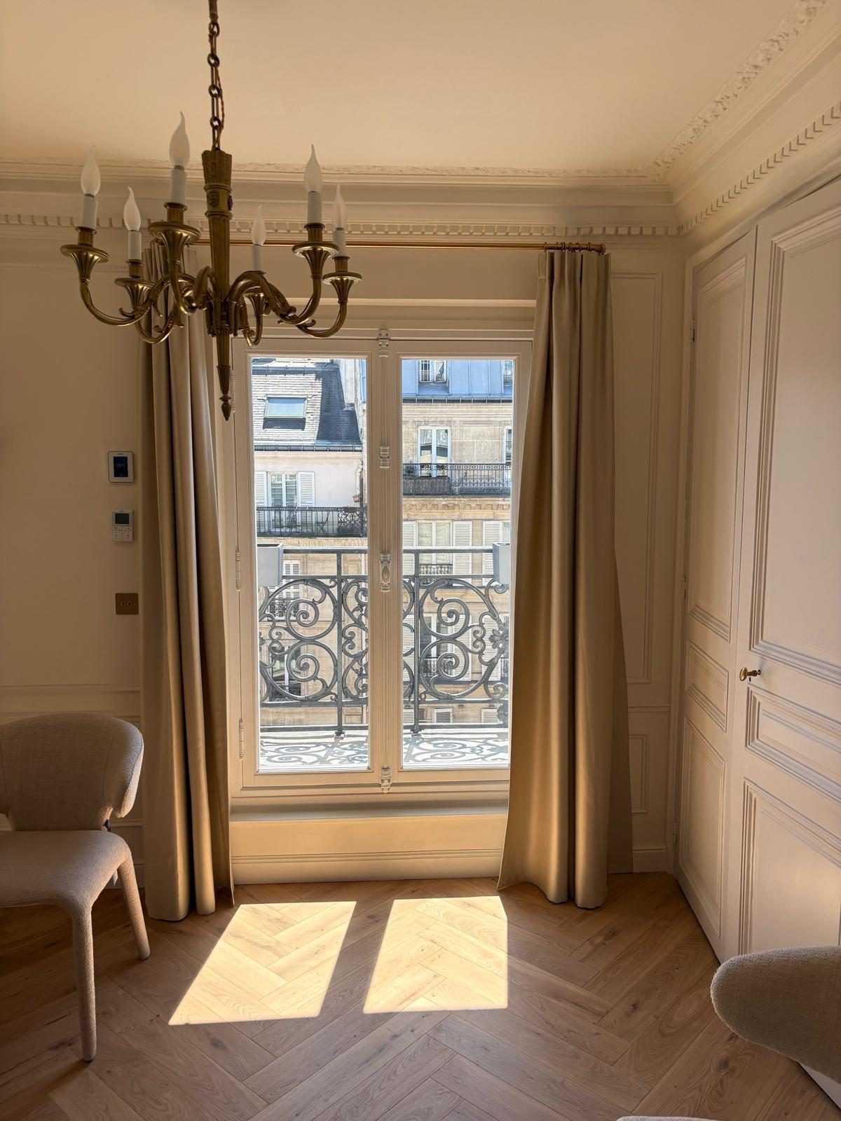 Haussmann apartment window, Paris